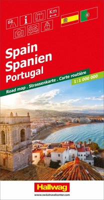 Spanien / Portugal Strassenkarte 1:1 Mio.