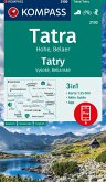 KOMPASS Wanderkarte 2130 Tatra Hohe, Belaer / Tatry, Vysoké, Belianske 1:25.000