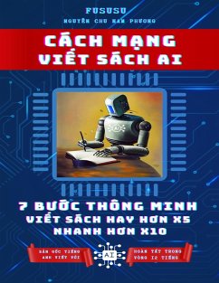 Cover Cách M¿ng Vi¿t Sách AI: 7 Bu¿c Thông Minh Vi¿t Sách Hay Hon x5 Nhanh Hon X10 (eBook, ePUB)