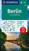 KOMPASS Wanderkarten-Set 700 Berlin und Umgebung (4 Karten) 1:50.000