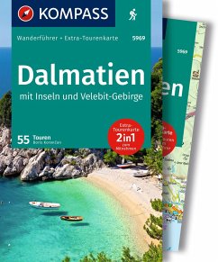 KOMPASS Wanderführer Dalmatien mit Inseln, Velebit-Gebirge und Plitvicer Seen, 55 Touren mit Extra-Tourenkarte - Korencan, Boris