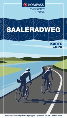 Cover KOMPASS Fahrrad-Tourenkarte Saaleradweg - Von Münchberg nach Schönebeck (Elbe) 1:50.000
