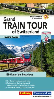 Hallwag Reiseführer Grand Train Tour of Switzerland, englische Ausgabe - Baumgartner, Roland