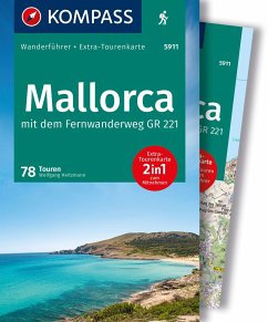 KOMPASS Wanderführer Mallorca, 78 Touren mit Extra-Tourenkarte - Heitzmann, Wolfgang