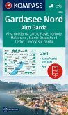 KOMPASS Wanderkarte 659 Gardasee Nord / Alto Garda, Riva del Garda, Arco, Fiavé, Torbole, Malcesine, Monte Baldo Nord, Ledro, Limone sul Garda 1:25.000