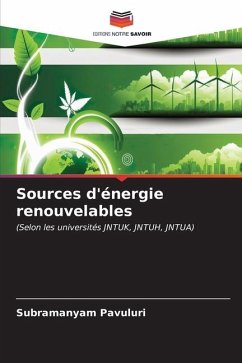 Sources d'énergie renouvelables - Pavuluri, Subramanyam