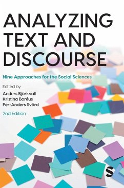 Analyzing Text and Discourse - Björkvall, Anders; Boréus, Kristina; Svärd, Per-Anders