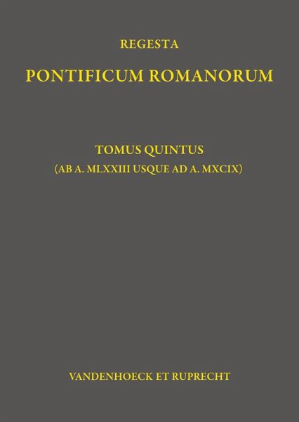 Regesta Pontificum Romanorum (eBook, PDF) Regesta Pontificum Romanorum (eBook, PDF)