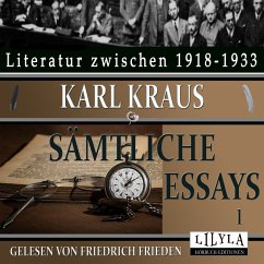 Sämtliche Essays 1 (MP3-Download) - Kraus, Karl