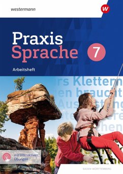 Cover Praxis Sprache 7. Arbeitsheft mit interaktiven Übungen. Für Baden-Württemberg