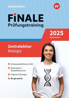 FiNALE Prüfungstraining Zentralabitur Niedersachsen. Biologie 2025 - Rey Martinez, Elena;Schwedt, Anne