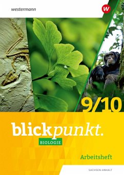Cover Blickpunkt Biologie 9 / 10. Arbeitsheft. Für Sachsen-Anhalt