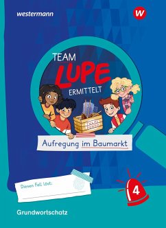 Cover TEAM LUPE ERMITTELT - Übungshefte. Grundwortschatz 4 BASIS