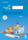 Denken und Rechnen 1. Arbeitsheft mit interaktiven Übungen. Für Grundschulen in Bayern