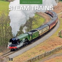 Steam Trains 2024 Square Wall Calendar - Red Robin Publishing Ltd.