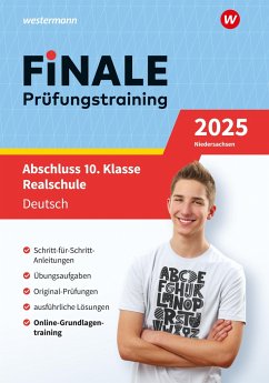 FiNALE Prüfungstraining Abschluss 10. Klasse Realschule Niedersachsen. Deutsch 2025 - Hartwig, Martina;Priesnitz, Melanie