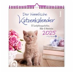 Der himmlische Katzenkalender 2025 - Wendler, Heike