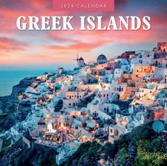 Cover Greek Islands 2024 Square Wall Calendar