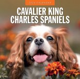 Cavalier King Charles Spaniels 2024 Square Wall Calendar