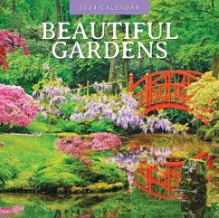 Cover Beautiful Gardens 2024 Square Wall Calendar