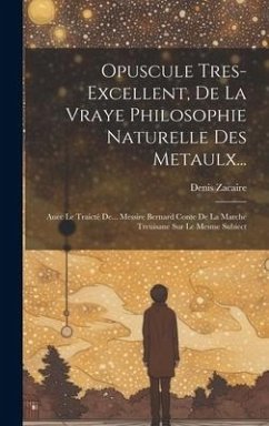 Opuscule Tres-Excellent, De La Vraye Philosophie Naturelle Des Metaulx... - Zacaire, Denis