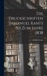 Die Druckschriften Immanuel Kants bis... - Bild 1