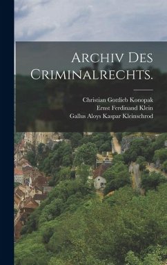 Cover Archiv des Criminalrechts.