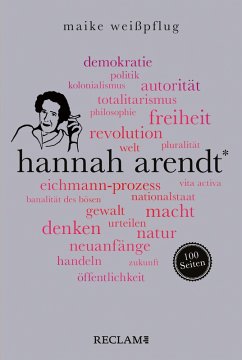 Cover Hannah Arendt. 100 Seiten (eBook, ePUB)