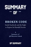 Summary of Broken Code by Jeff Horwitz: Inside Facebook and the Fight to Expose Its Harmful Secrets (eBook, ePUB)
