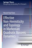 Effective Non-Hermiticity and Topology in Markovian Quadratic Bosonic Dynamics