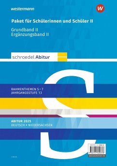 Schroedel Abitur. Deutsch. Schülerpaket II zum Abitur 2025. Für Niedersachsen - Bakker, Jan J.;Bekes, Peter;Eilmann, Julian;Cohrs, Karin