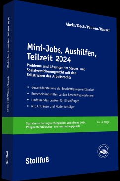 Mini-Jobs, Aushilfen, Teilzeit 2024 - Abels, Andreas;Pauken, Thomas;Deck, Wolfgang