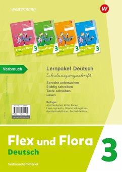 Cover Flex und Flora. Lernpaket Deutsch 3 (Schulausgangsschrift) Verbrauchsmaterial