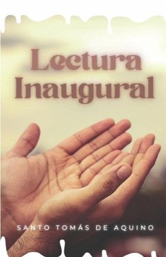 Lectura Inaugural - Santo Tomás de Aquino