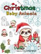 Coloring Book Christmas Baby Animals - Bild 1