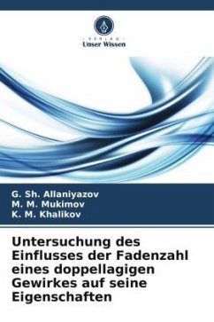 Untersuchung des Einflusses der Fadenzahl eines doppellagigen Gewirkes auf seine Eigenschaften - Allaniyazov, G. Sh.;Mukimov, M. M.;Khalikov, K. M.