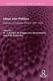 Ideas into Politics (eBook, PDF)