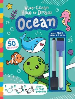 Wipe-Clean How to Draw Ocean - Copper, Jenny