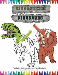 Cover Dinosaurios libro de color-leer