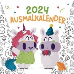 Ausmalkalender 2024 - Heart, Lily