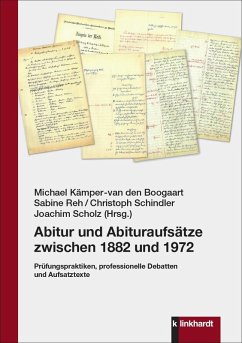 Abitur und Abituraufsätze zwischen 1882 und 1972 (eBook, PDF)