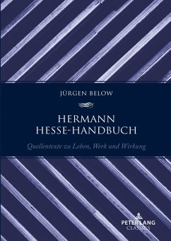 Hermann Hesse-Handbuch (eBook, PDF) - Jurgen Below, Below