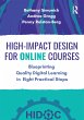 High-Impact Design for Online Courses... - Bild 1