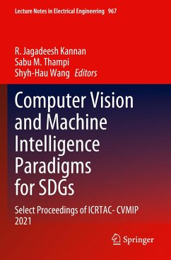 Computer Vision and Machine Intelligence Paradigms for SDGs