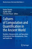 Cultures of Computation and Quantification in the Ancient World