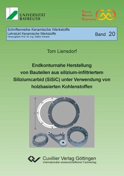 Cover Endkonturnahe Herstellung von Bauteilen aus silizium-infiltriertem Siliziumcarbid (SiSiC) unter Verwendung von holzbasierten Kohlenstoffen