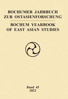 Cover Bochumer Jahrbuch zur Ostasienforschung