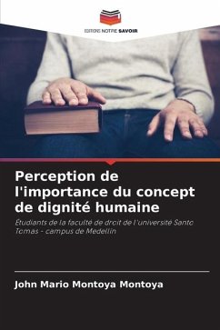 Perception de l'importance du concept de dignité humaine - Montoya Montoya, John Mario