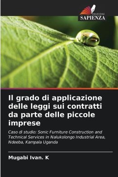 Il grado di applicazione delle leggi sui contratti da parte delle piccole imprese - Ivan. K, Mugabi