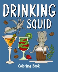 Drinking Squid Coloring Book - Paperland